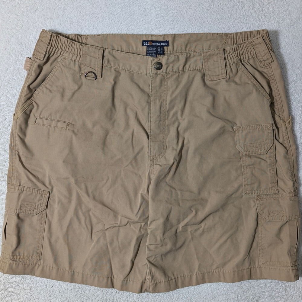 NEW! 5.11 Tactical Cargo Shorts Mens 42/9 Tan Ripstop Utility Workwear